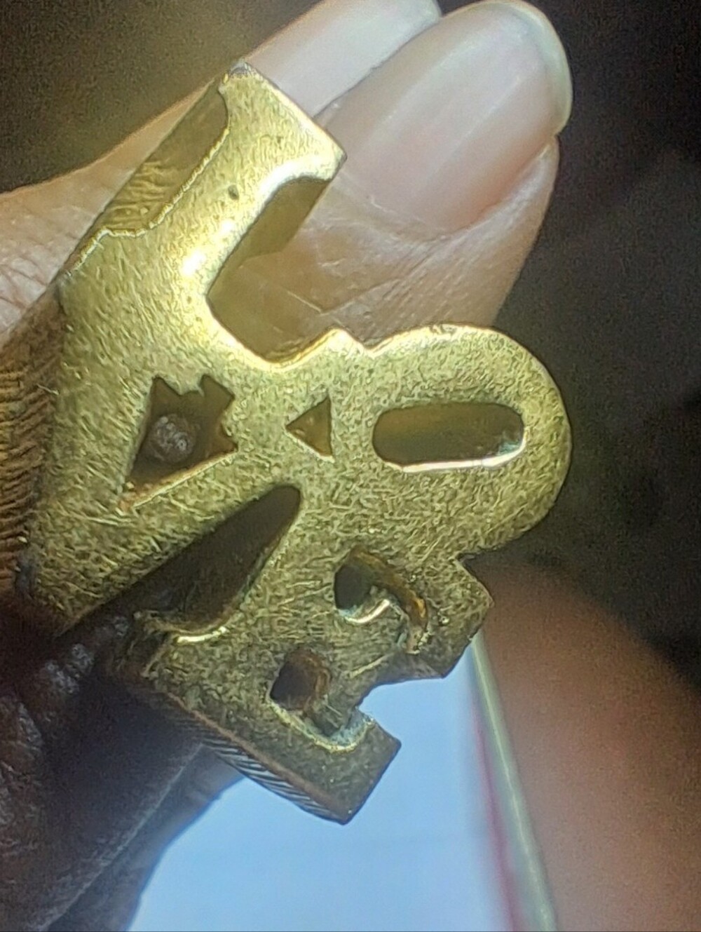 Vintage 1970 Robert Indiana x Charles Revson Pop Art LOVE Ring